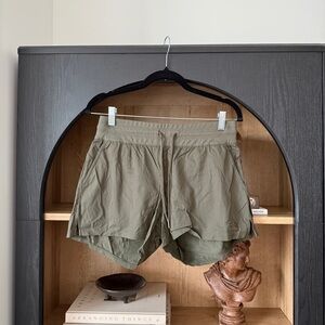 The North Face Khaki Green Shorts
